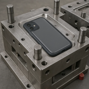 Customized P20 Steel, S136 Steel Phone Case Overmolding Mould Tooling Manufacturing2