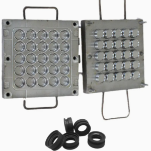 Silicone Compression Mold Tooling for Cylinder Bellows2